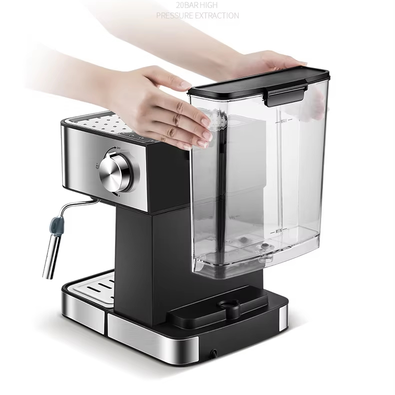 Milk Frother Automatic - Small Home Office Italian Espresso Semi-Automatic