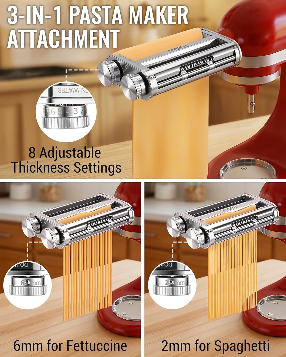 KitchenAid Mixer 3-in-1 Pasta  - đánh giá và giá Kitchen Appliances Kitchenaid