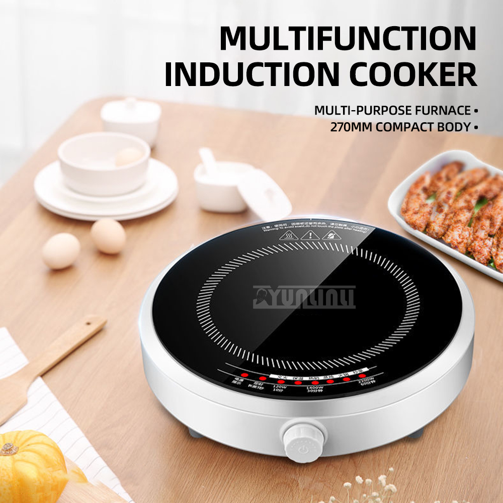 Round Smart Induction Cooker H - đánh giá và giá Induction Cooktop Portable