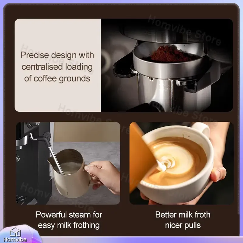 3 in 1 Semi Automatic Espresso - đánh giá và giá Milk Frother Automatic