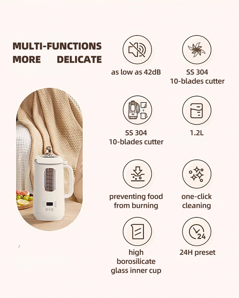 Multifunctional Nut Milk Maker - đánh giá và giá Soy Milk Maker