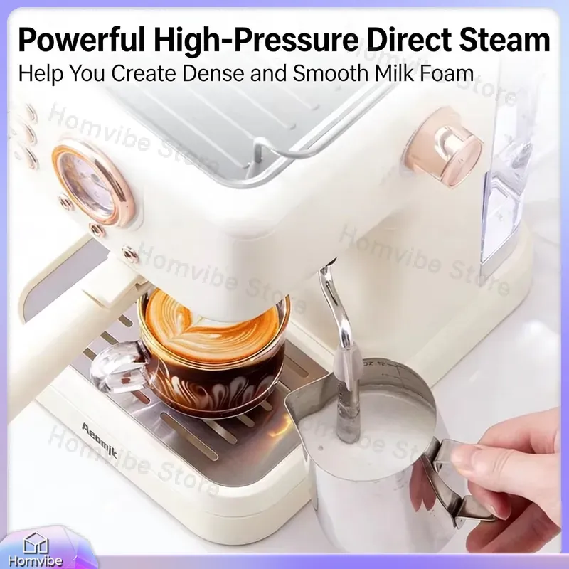 20 Bar Semi-Automatic Espresso - đánh giá và giá Milk Frother Automatic