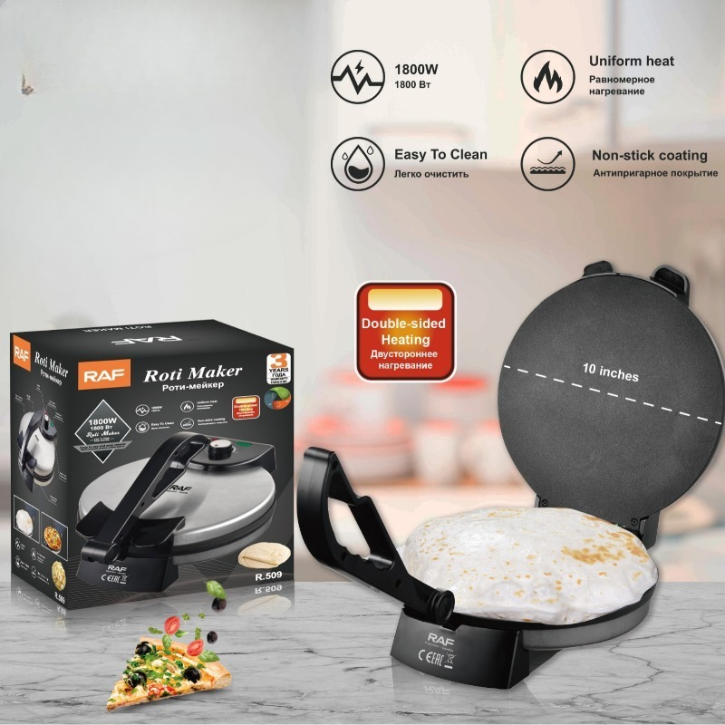 1800W Electric Tortilla Maker  - đánh giá và giá Tortilla Press Cast