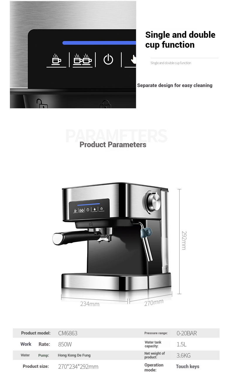 Small Home Office Italian Espr - đánh giá và giá Milk Frother Automatic