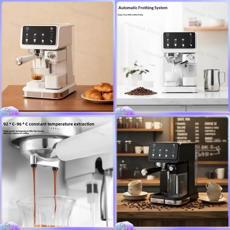 Espresso 20 Bar High Pressure  - đánh giá và giá Milk Frother Automatic