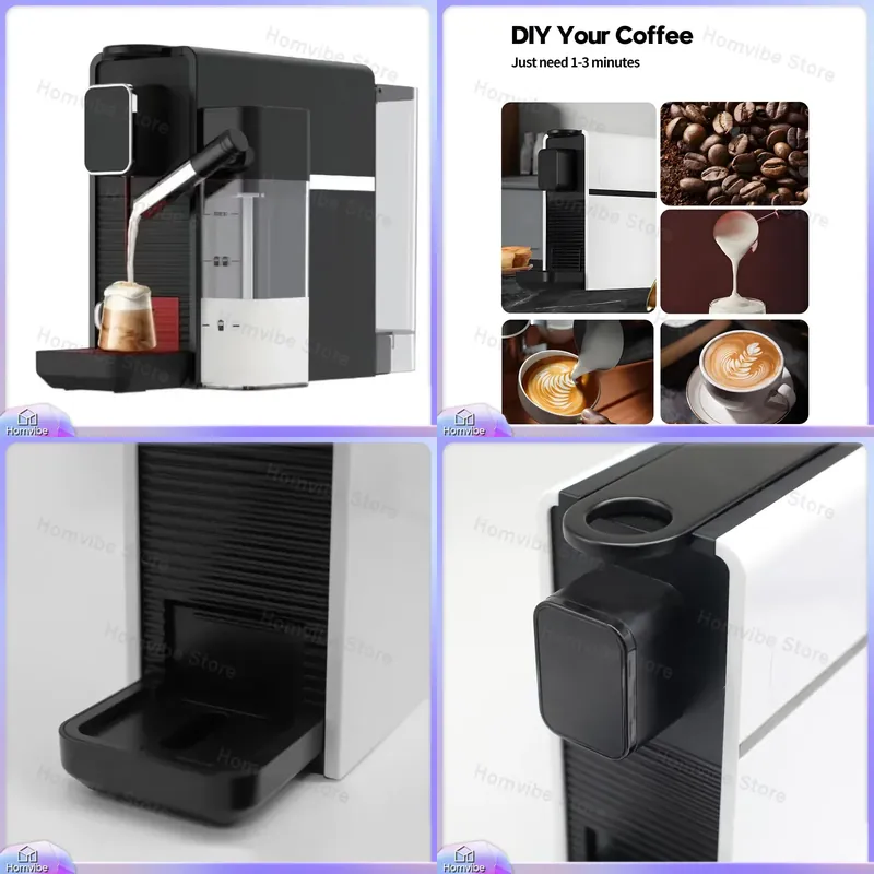Smart Portable Espresso with M - đánh giá và giá Milk Frother Automatic