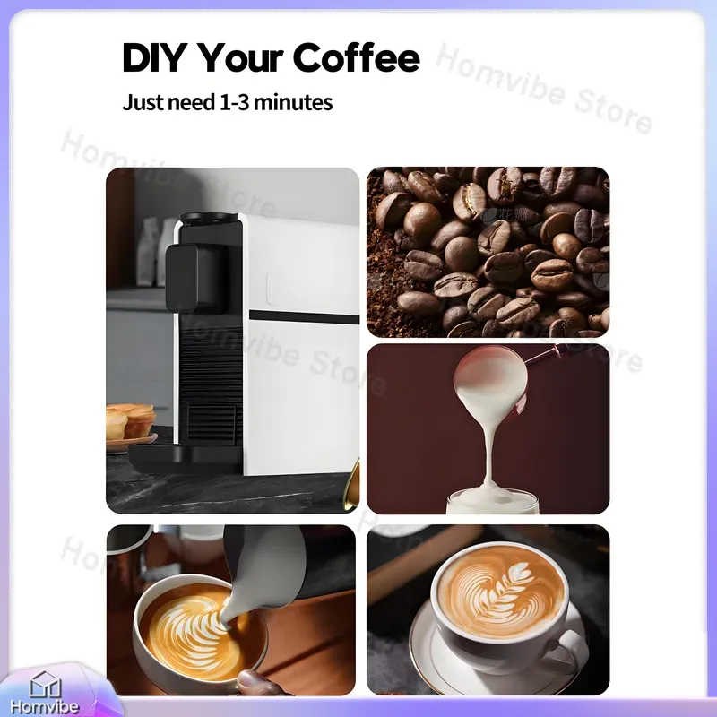 Smart Portable Espresso with M - đánh giá và giá Milk Frother Automatic