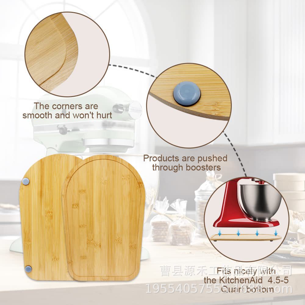 Bamboo Stand‑Mixer Slider Tray - đánh giá và giá Kitchen Appliances Countertop