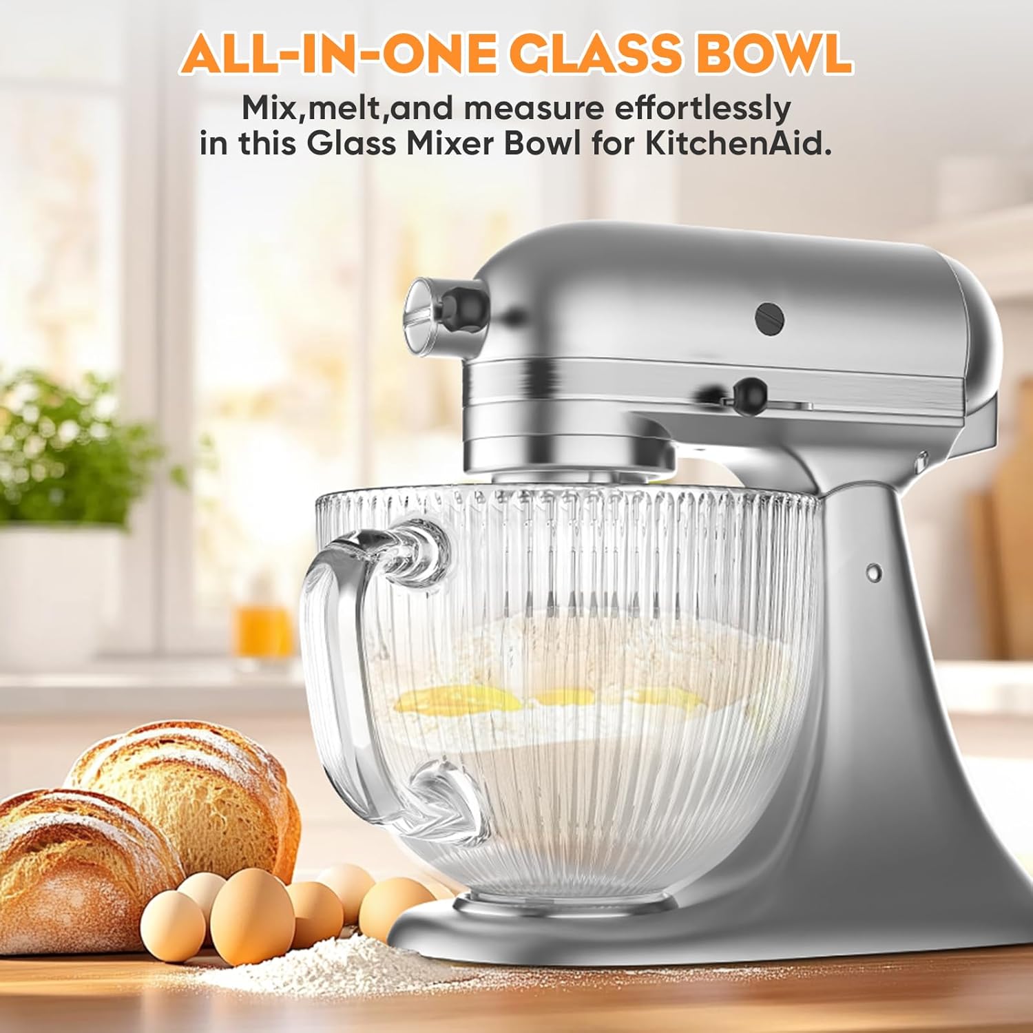 GVODE Glass Bowl for Kitchenai - đánh giá và giá Kitchen Appliances Kitchenaid