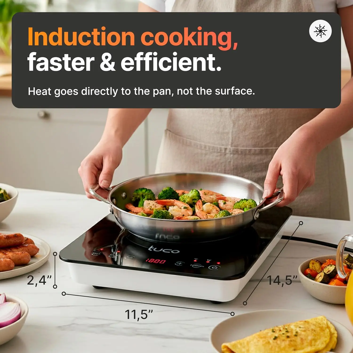 Portable Induction Cooktop Pro - đánh giá và giá Induction Cooktop Portable