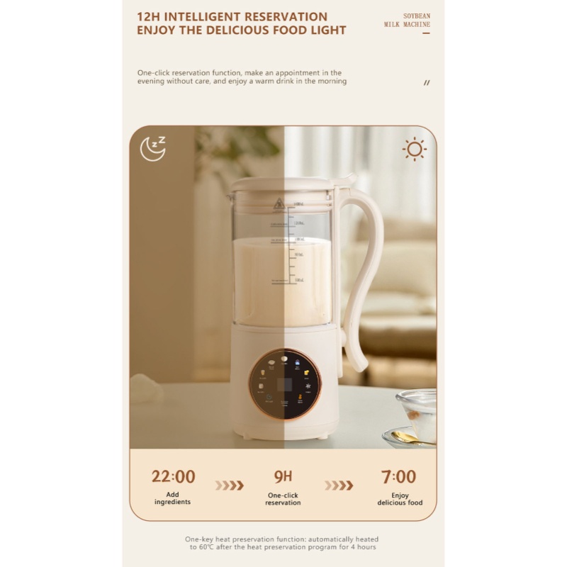 Timing Auto Cleaning Insulatio - đánh giá và giá Soy Milk Maker