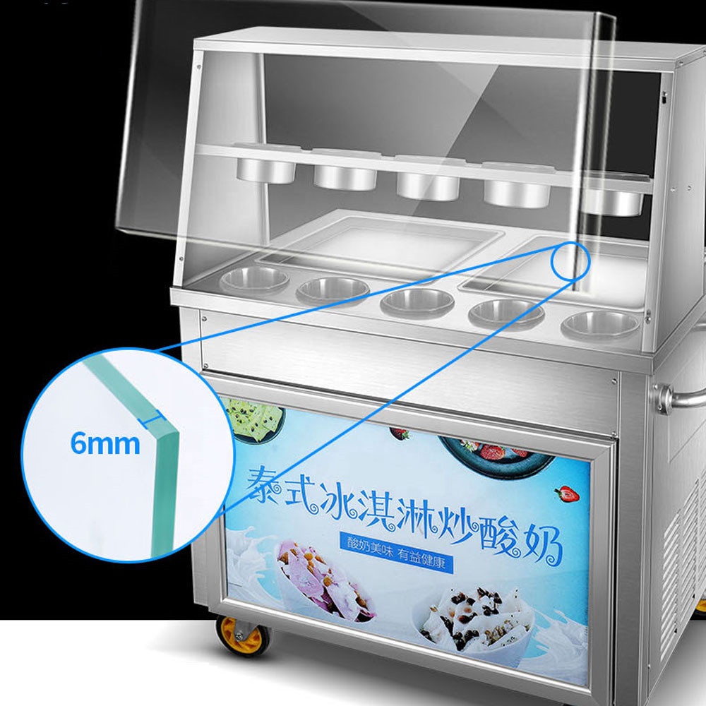 Frying Ice Machine Commercial  - đánh giá và giá Yogurt Maker Electric