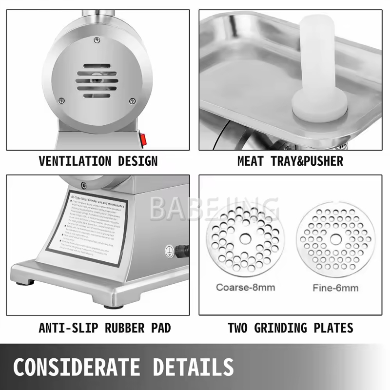 BABEJING 2025 New Electric Mea - đánh giá và giá Meat Grinder Attachment